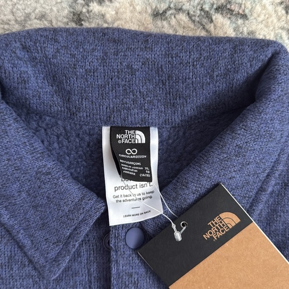 The North Face Boys Sweater Fleece Button - Picture 3 of 8